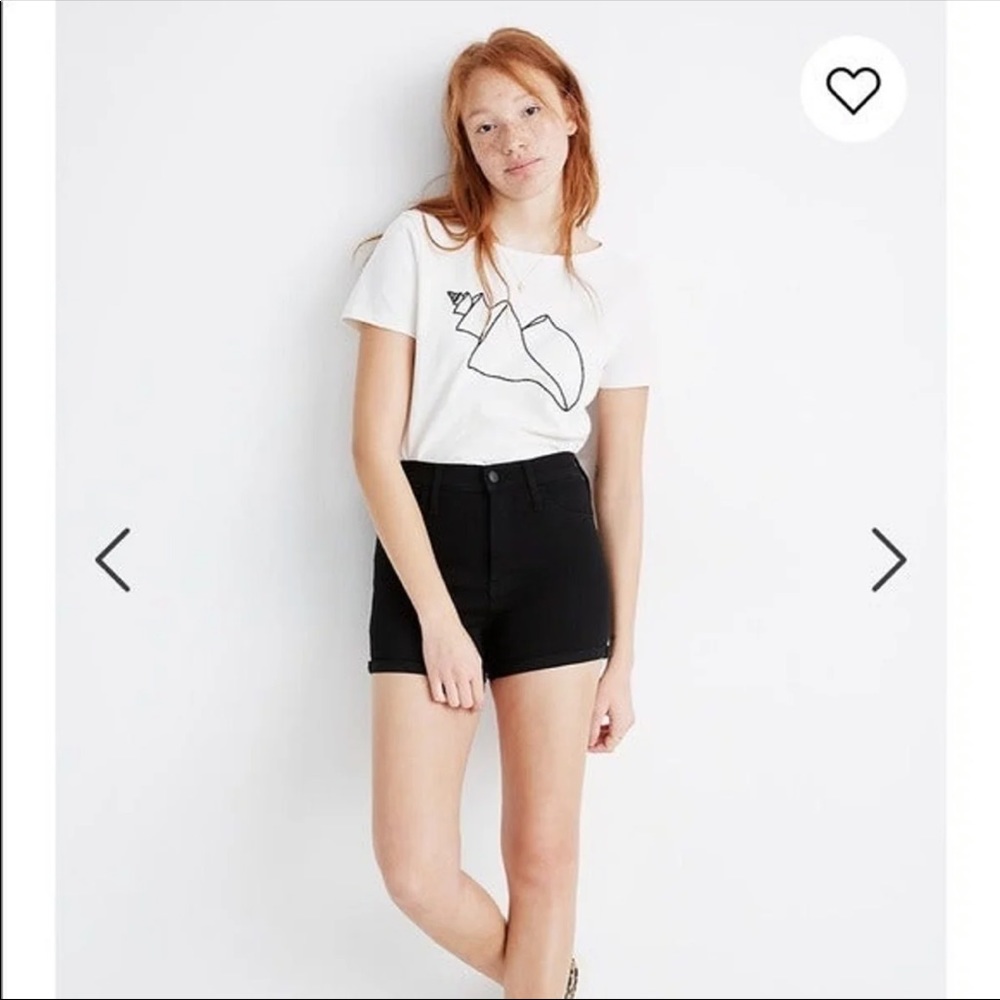 Madewell Roadtripper Black Shorts 25